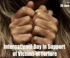 Uluslararası gün işkence kurbanlarına destek
